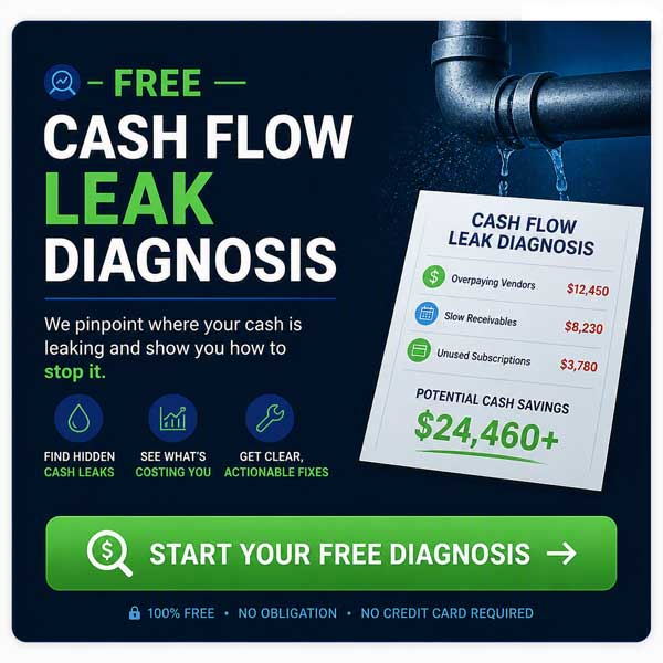 download your free cash flow diagnosis sheet from the bookkeeper repairman tbkrm.com